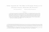 Online Appendix for The E⁄ect of Oil Supply Shocks on U.S ... · The impact response of oil price increases substantially over time, with minimum of 0.86 % in 1977:IV and a maximum