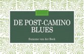 De post-camino blues - Het Nederlands Genootschap van Sint ... · Wekelijkse podcast “Als je wilt leren hoe je de Camino met je mee naar huis kunt nemen, dan ben je op de goede