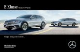 E-Klasse · 2018-06-19 · Met Mercedes-Benz Intelligent Drive bundelt de nieuwe E-Klasse innovaties en technologieën rondom de vier belangrijkste, ... Mercedes-AMG E 63 S 4MATIC+