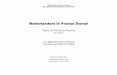 Nederlanders in Franse Dienst · 2015-02-10 · Nederlanders in Franse Dienst 123e regiment Linie-infanterie nrs 8407-8910 De gegevens in de tabellen op de volgende pagina's komen