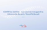 Officiële scoreregels Honkbal/Softbal · Na jarenlang als onderdeel van de Spelregels Honkbal en de Spelregels Softbal te zijn verschenen, is in 2000 besloten de regels betreffende