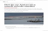 Het ijs op Antarctica smelt steeds sneller - NRC · Aan het artikel in Nature werkten 80 onderzoekers mee uit onder meer de VS, Groot- Brittannië, Frankrijk, Duitsland, Noorwegen,