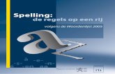 Spelling - de regels op een rij - Vlaanderencommunicatiejaarverslag-2010.vlaanderen.be/sites/2010/files/Spellin… · In een tekst wordt gemiddeld 0,04 % van de woorden anders gespeld