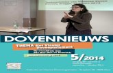DOVENNIEUWS · 2014-09-12 · Federatie van Vlaamse Dovenorganisaties - Stropkaai 38 - 9000 Gent jaargang 89 - nummer 5. tweemaandelijks september - oktober 2014. 5/ 2014. THEMA Het