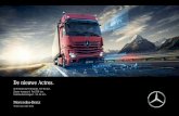 De nieuwe Actros. - Mercedes-Benz · 2020-07-01 · De nieuwe Actros 4–5 RoadEfficiency 6–7 Comfort 8–27 Werk- en rijcomfort 10–21 Woon- en slaapcomfort 22–25 Cabine, exterieur