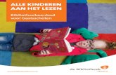 Alle kinderen AAn het lezen - Bibliotheek Hoorn...De investering voor het basisaanbod Bibliotheek Hoorn op School is € 10,- per leerling. Hiermee bieden wij gezamenlijk dagelijks