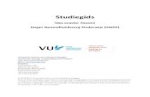 Studiegids - Vrije Universiteit Amsterdam · 2020-01-12 · Studiegids . hbo-master Docent . Hoger Gezondheidszorg Onderwijs (HGZO) Universitair Centrum voor Gedrag en Bewegen . Faculteit