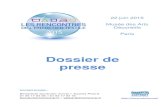 Dossier de presse - LAVERMONLINGE de pre… · Dossier de presse Contact presse : Benedicte Couturier Turrel // Audrey Pizard 01 84 17 84 09 // 01 84 17 84 16 bcouturiercomcorp.fr