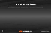 TTK torches - Kemppi · 2020-06-03 · 4 TTK torches 03062020. Kemppi is een baanbrekend bedrijf in de lasindustrie. Wij ontwikkelen dè oplossingen die uw klanten wensen. Kemppi,