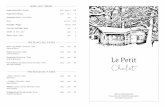 Le Petit Chaletc1940652.r52.cf0.rackcdn.com/5ad5edbcb8d39a...BEERS / SOFT DRINKS 75cl 75cl 75cl 75cl 50 60 78 90 Féchy « La Colombe » | Chasselas – Vaud 2016 Raymond Paccot Fendant