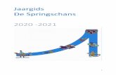 Jaargids De Springschans 2020 -2021 · bijdrage overgemaakt wordt of contant wordt betaald. Middels automatische incasso bedraagt de ouderbijdrage €47,50 per schooljaar. Als leerlingen