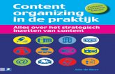 Content - Boom hoger onderwijs...Content organizing in de praktijk Content is de sleutel voor een effectieve interactie met uw klanten. Door content strategisch in te zetten, wordt