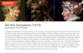 De Vier Seizoenen (1573)startwithart.org/Lespakket Renaissance/collectiefiches...Arcimboldo beeldt de lente, het begin van nieuw leven, uit aan de hand van een jonge man. Jonge mensen