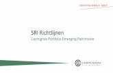 SRI Richtlijnen - CarmignacCarmignac Portfolio Emerging Patrimoine Benadering van maatschappelijk verantwoord beleggen in bedrijfsobligaties UNIVERSUM VAN BEDRIJFSOBLIGATIES UIT EMERGING