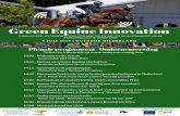 Green Equine Innovation - i3B Equine Innovation_POST… · Aanmelden en informatie op Tel: 076-8888018 Email: info@ondernemersdag.com G r e e n E q u i n e H a c k a t h o n R o n