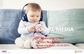 SOCIAL MEDIA - Samen Nog Beter€¦ · Sociale kaart 2.0 en tips •Gameverslaving.nl •E-hulp.nl • (chatten met jeugdarts of – verpleegkundige •KNMG: •Benut kansen van social