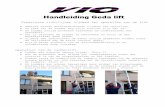 Handleiding Geda lift - VIOvio.be/uploads/2016/06/Gebruiksaanwijzing_Gedalift_Opbouwlift.pdf · (Foto7) • Met de afstandsbediening de kabel (met haak) ontspannen en deze geleiden
