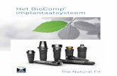 Het BioComp implantaatsysteem · 2244The NatuerlF F 4|24 BioComp ontwikkelt, produceert en verkoopt sinds 1992 het unieke, puur Nederlandse BioComp implantaatsysteem. Het systeem