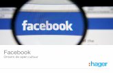 Facebook - Hager€¦ · Uit eigen onderzoek is gebleken dat 50% van de onderzochte E-installateurs een Facebook-account heeft. Het grootste deel van deze gebruikers zet het sociale