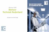 28 januari 2020 Bestuur Techniek Nederland€¦ · • Beveiliging van ICT • Wie is de baas: computers, bedrijven of democratie? SCENARIO2040 Twee scenario’s TECHNIEKAGENDA VOOR