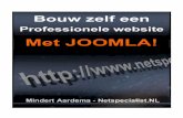 Joomla 1.6 ebook – Bouw zelf een professionele website · het index bestand (dit is de hoofdpagina van een website) terug naar de webbrowser. In dit index bestand staat de tekst