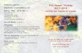 Praktische gegevens: Fire Keeper Training …...Praktische gegevens: Fire Keeper Training Organisatie: Creative2Energy vzw Bedrag: 1550,- (of 3x 560,-) Creative2Energy vzw Remerstraat