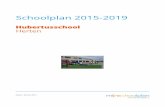 Schoolplan 2015-2019 - Hubertusschool Herten · Tussen 20 en 30 jaar 0 3 0 Jonger dan 20 jaar 0 0 0 Totaal 1 25 2 De bouwcoördinatoren, lid van het MT, zijn "meegenomen" in de telling