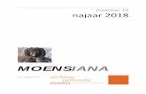 MOENSIANA - Petronella 2018 nr 15.pdf · PDF file Moensiana, nummer 15 – najaar 2018 5 MOENS IN STAPHORST Het contact tussen Petronella Moens en Frederik Allard Ebbinge Wubben Klaas