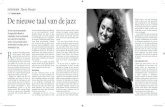 tekst mirjam remie De nieuwe taal van de jazz tekst mirjam remie interview Maria Mendes De stem van