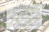 Thema 1: Future Proof Buildings and Neighbourhoods...1 Urban Energy research agenda for TU Delft Thema 1: Future Proof Buildings and Neighbourhoods Towards zero energy buildings and