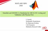 MATLAB EXPO 2018 · MATLAB EXPO 2018 L Ganesh Deshmukh Chandrakant Dr. Balarama Krishna CAE Dynamics Mahindra Research Valley. 2 Agenda:-1 •Introduction 2 •Objective 3 •Vehicle