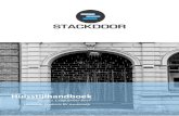 Huisstijlhandboek Stackdoor products · 2018-06-21 · HUISSTIJLHANDBOEK STACKDOOR PRODUCTS | Versie 1.1 Sep 2017 1. Logo Gebruik Het logo van Stackdoor is te zien in Figuur 1.1.