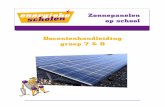 Zonnepanelen op school Docentenhandleiding groep 7 & 8 · 2014-06-12 · richten op zonne-energie. In zes teams gaan groep 7 en/of 8 ontdekken dat planten eigenlijke kleine zonnecellen