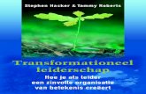 Transformationeel - Transformationeel leiderschap Organisaties met een doel,zinvolle organisaties,dat