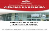 CIÊNCIAS DA RELIGIÃOista.edu.br/wp-content/uploads/2016/11/CiÃªncias-da-ReligiÃ£o.pdf · CIÊNCIAS DA RELIGIÃO Aulas de segunda a sexta das 7h às 10h40 Rua Itutinga, 340 |