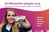 De AlkmaarPas jaargids 2019 - Alkmaar Market · PDF file gen/Den Helder Dijk Houttil op t t t t t-plein y t t < < < < < P P P P P P P P P P Gasthuisstraat 2 Café Con Libros 21Tegoed