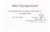 ppt mini symposium.ppt [Compatibiliteitsmodus] mini symposium.pdfProgramma • Opening Margriet Gordijn, hoofd creatieve therapie Antoni van Leeuwenhoek • 17.10-17.25 uur Lezing