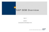 SAP SEM Overviemar05)2.pdf · 2020-07-09 · SAP Korea, SEM Consultant, 김용근4 전략경영의범위 Long-Term Focus: Strategy Management Fixed annual strategies and budgeting