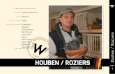 HOUBEN / ROZIERS - Catálogo de Reproducto… · como la sobrina de Jef, Cindy. Antes de Jef, su abuelo y, más tarde, su padre fueron colombófilos. El padre de Jef, Gerard, criaba
