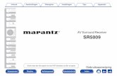 Inhoud Aansluitingen Weergave Instellingen Tips Appendixmanuals.marantz.com/SR5009/EU/NL/download.php?... · Het interval voor de diavoorstelling instellen 104 Het volume van elk