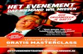 uitnodiging: GRATIS MASTERCLASS - Live communicatie · uitnodiging: GRATIS MASTERCLASS Maandag 2 september 2013 - World Forum, Den Haag ns s d! ... In een unieke masterclass bundelen