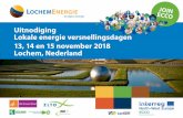 Uitnodiging Lokale energie versnellingsdagen 13, 14 en 15 … · 2018-09-04 · Uitnodiging Programma-indeling Dag 1 -13 november Dag 2 -14 november ECCO-project ... Rond 18.00 uur