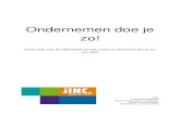 Ondernemen doe je zo! - Amazon S3...hun eindpresentatie. 1 Inleiding 4 JINC, november 2014 1.3 Uit Ondernemen in Nederland Van de startende ondernemers is bijna 60% binnen drie jaar