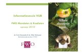 infosessie VUB 2009 - Vlaanderen (FWO) · mag voortgang van doctoraatsproefschrift niet beletten/vertragen GEEN leeropdrachten toegelaten 26. PERSOONLIJKE MANDATEN 1. Aspirantenmandaat