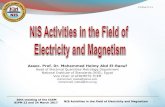 Assoc. Prof. Dr. Mohammed Helmy Abd El-Raouf · 2017-04-25 · Assoc. Prof. Dr. Mohammed Helmy Abd El-Raouf Head of Electrical Quantities Metrology Department National Institute of