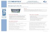 Neoproof PU W - neotex.com.vnpolyeste không dệt được thiết kế đặc biệt Neotextile. Trong trường hợp này, cần phải quét tối thiểu 3 lớp. - Độ dày