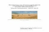 Monitoring van Kraanvogels bij de zandwinning CombiDooze ... · 4. Weersomstandigheden seizoen 2014-2015 In het kort wordt een beeld geschetst van de weersomstandigheden in het najaar