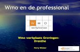 Wmo werkplaats Groningen- Drenthe · •Informele zorg versus formele zorg - verbeteren van de samenwerking tussen formele en informele zorg uit eigen netwerk, mantelzorg •Integraal