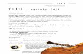 Tutti november 2013 - Collegium Musicum · Even voorstellen: de nieuwe repetitor David Dekker Marjolein Burger Sinds juni 2012 hebben wij een nieuwe pianorepe-titor: David Dekker.