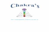 De 7 belangrijkste chakra’s op een rij - Webklik€¦ · Chakra’s algemeen Wat is een chakra? Het woord komt uit het sanskriet en wordt vertaald met wiel of schijf. We kunnen
